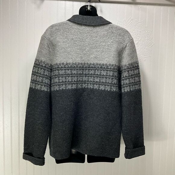 EVAN PICONE 100% Wool Cardigan Sweater - Picture 3 of 4